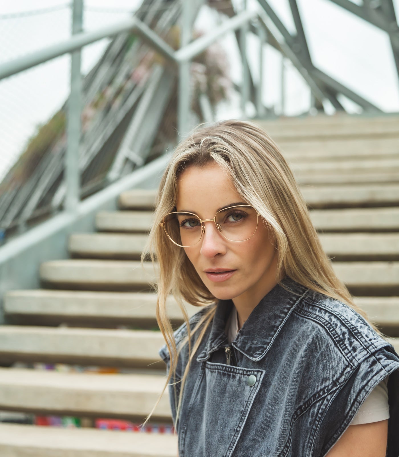 Lentes opticos metalicos best sale